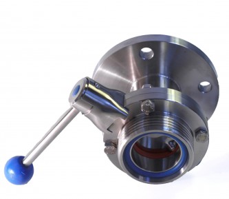 Vinárska uzatváracia klapka  s prírubou  - image